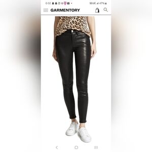 NWT Frame le high skinny ankle coated jeans size 31